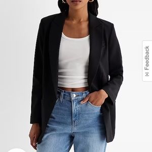 Express long line boyfriend blazer